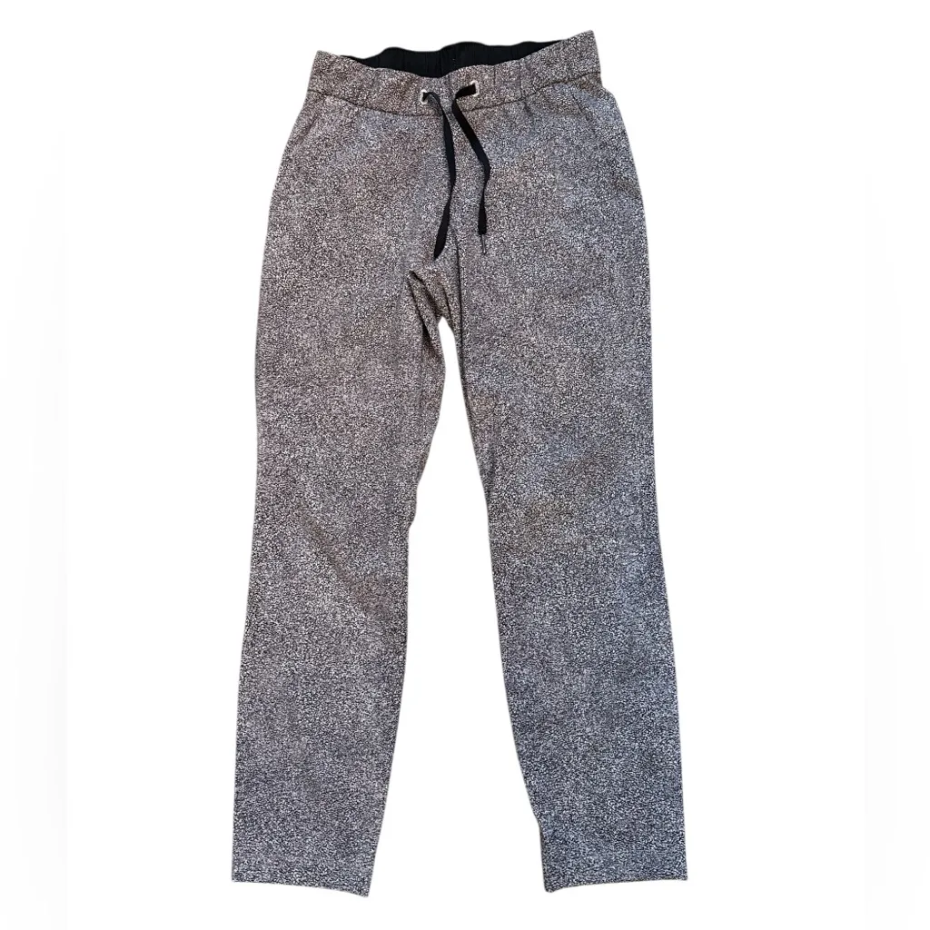 Lululemon Jet Pant Black White Speckled Slim Jogger 4 Athleisure - Image 4
