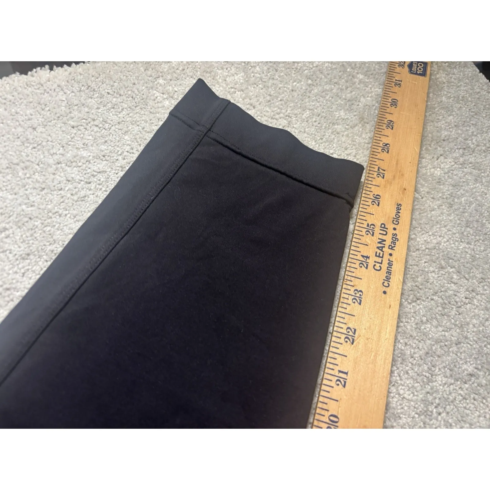 Lululemon Black Active Wear Pants Nonfalwd Estimated Size‎ 6 Tapered Pockets - Image 8