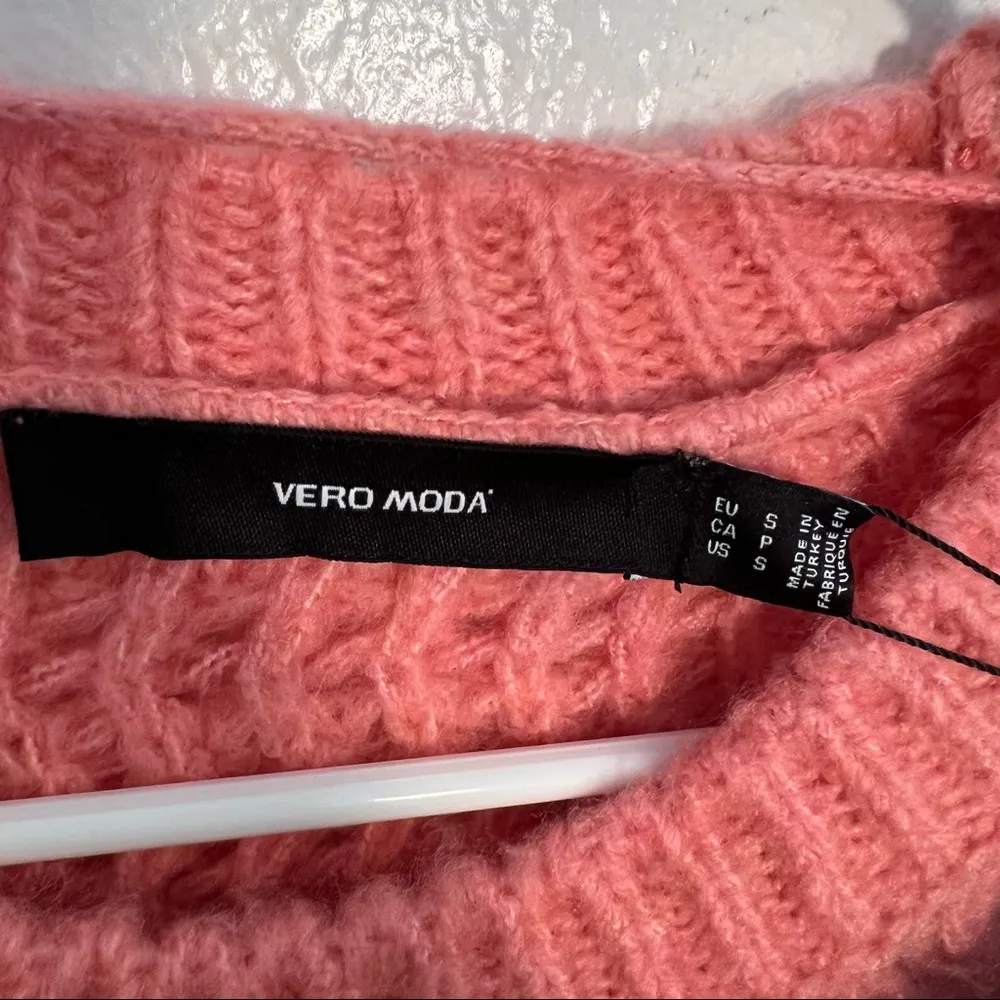 Vero Moda Freja Pullover Sweater Geranium Pink - Image 6