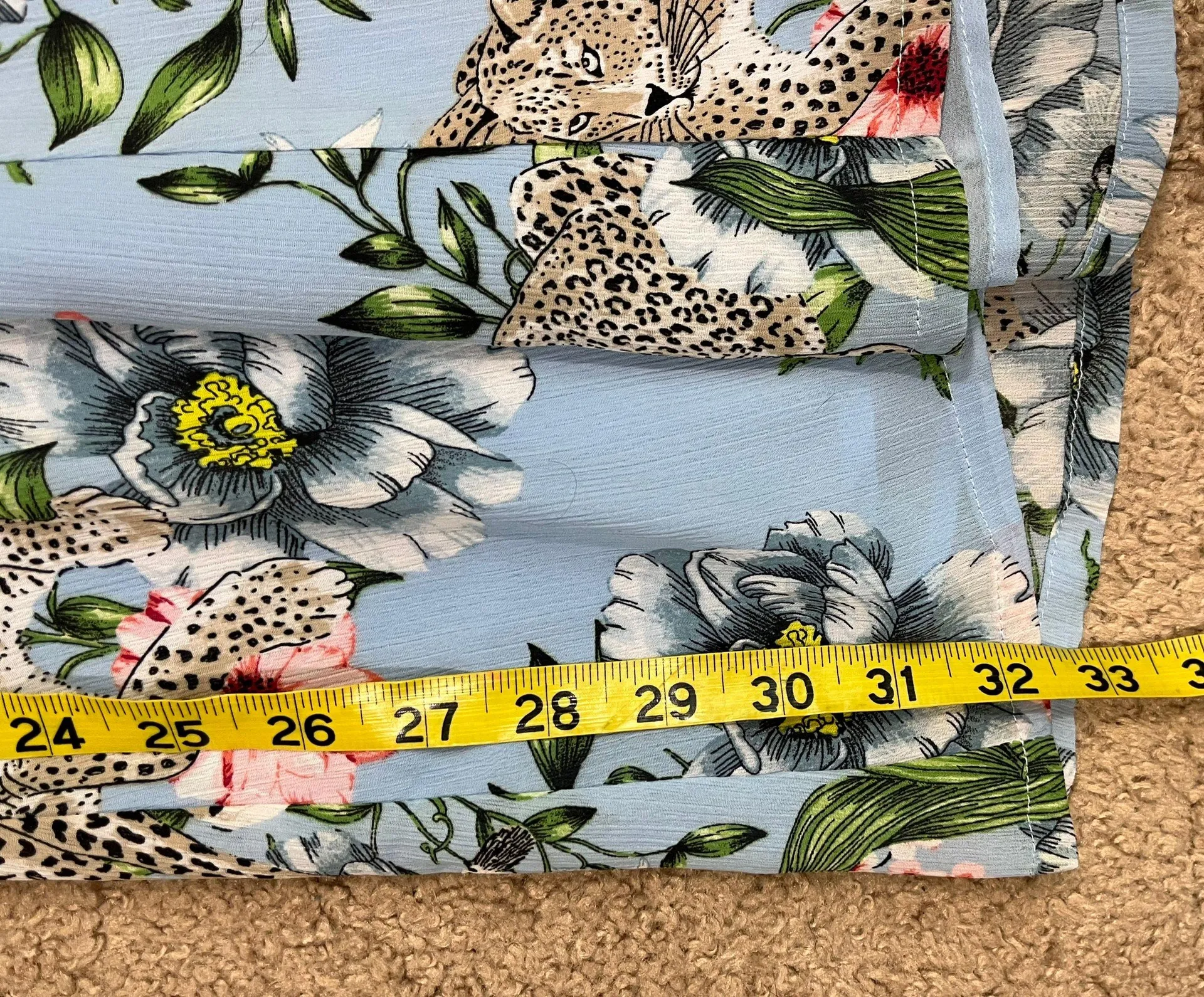  Cut Out Divide Cheetah Dress 8   - Image 5