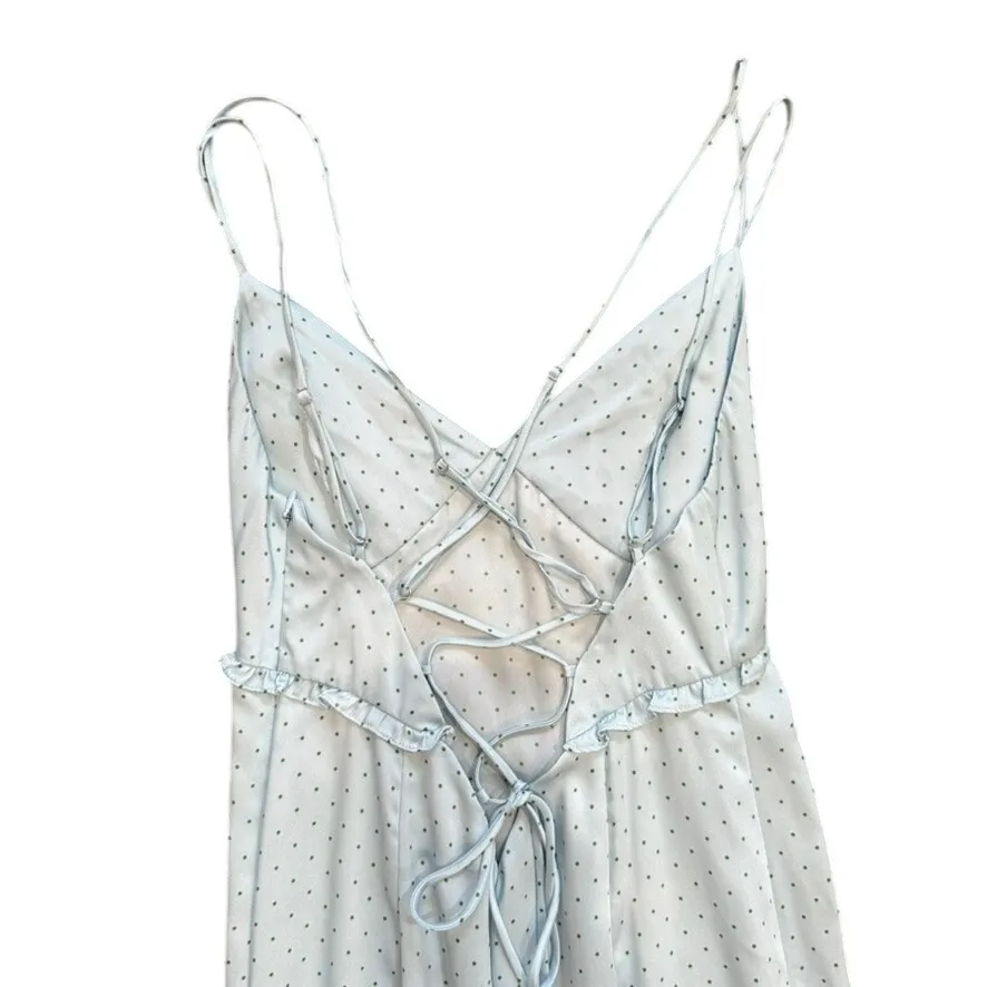 Cinq à Sept Lizzia Tie Back Dress in Blue, Size US 4 - Image 8