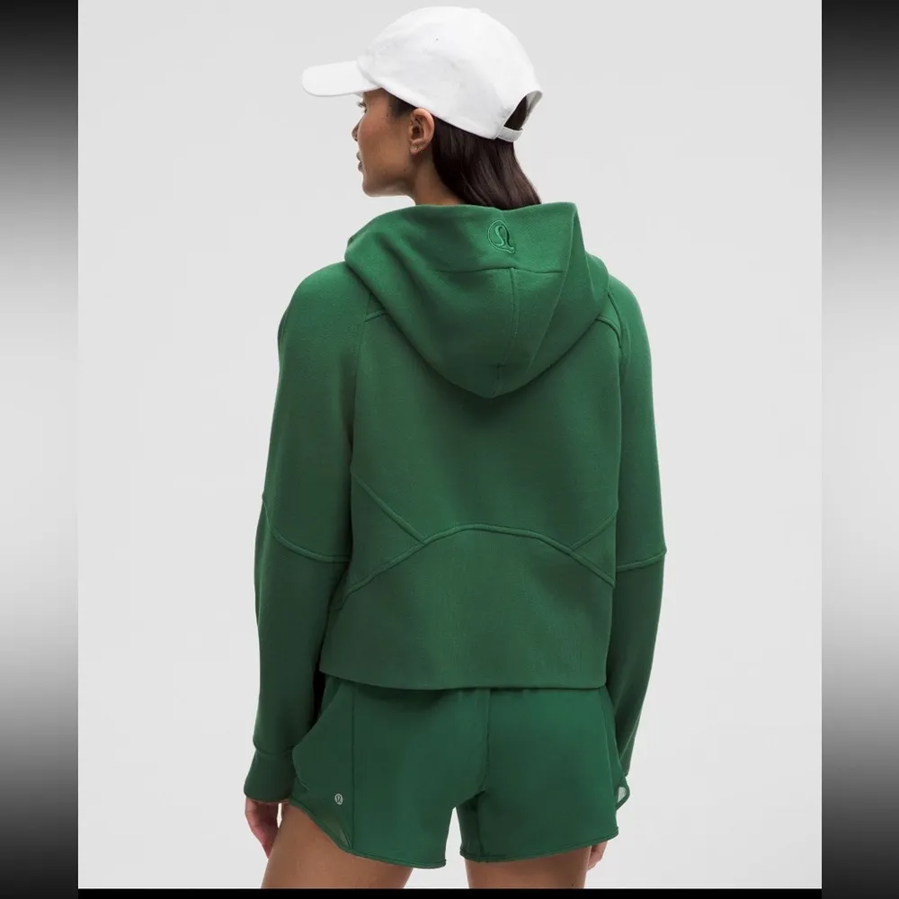 NWT Lululemon Scuba Oversized Full-Zip Hoodie / Everglade Green - Image 3