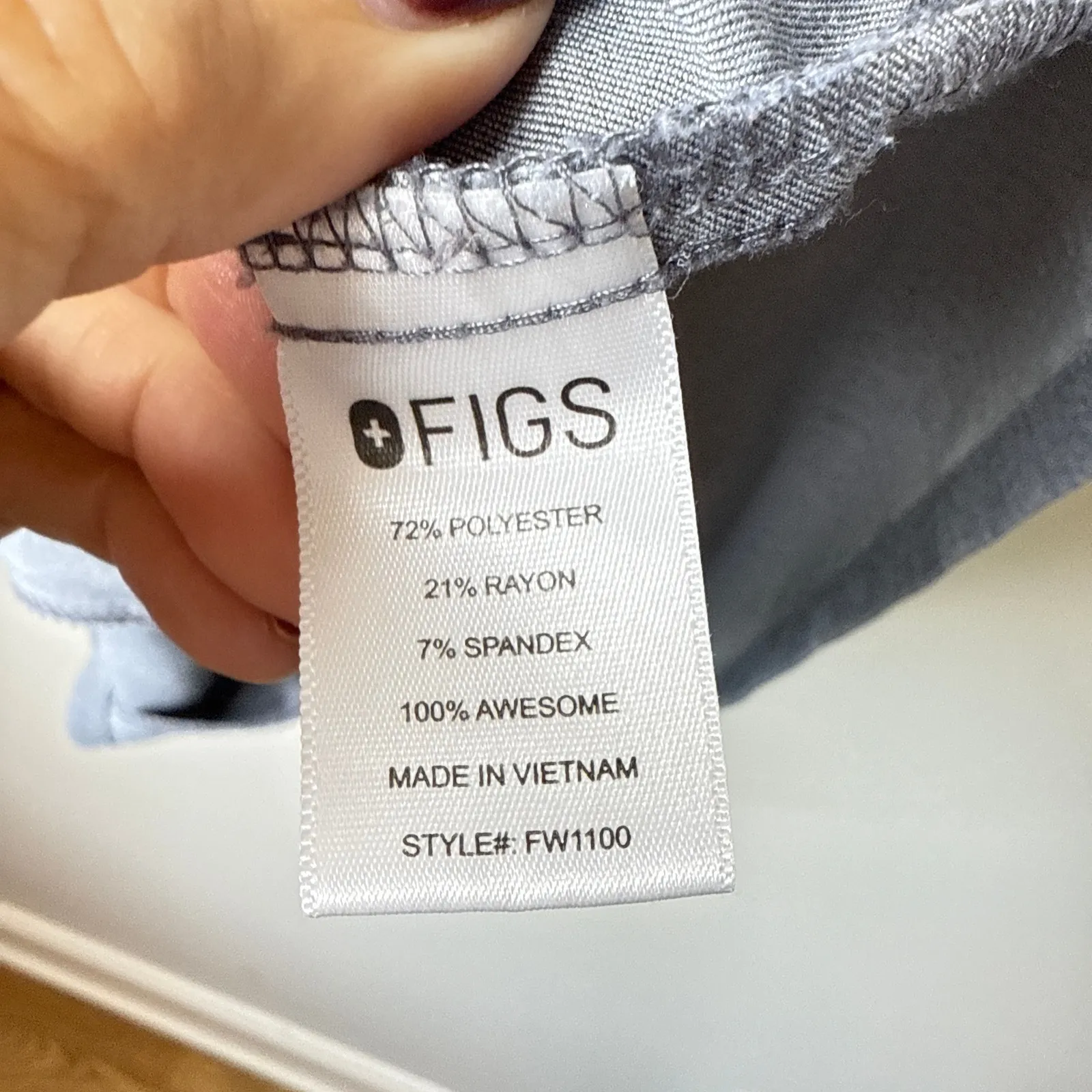 FIGS Women's‎ XS Casma Three-Pocket Scrub Top PO1569 Medical Uniform Healthcare - Image 11