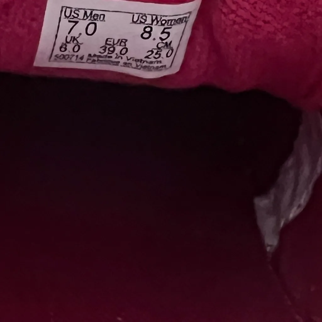 Vans Women's Color Pop Suede Raspberry Sneakers Size 8.5 New Sold Out Color! - Image 9