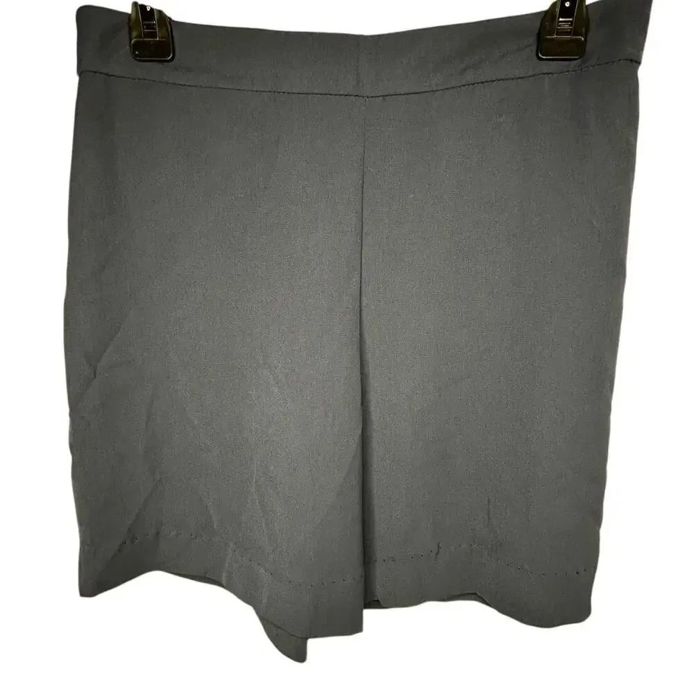 Zara Basic Collection Dressy Shorts Size Medium Navy Blue - Image 2