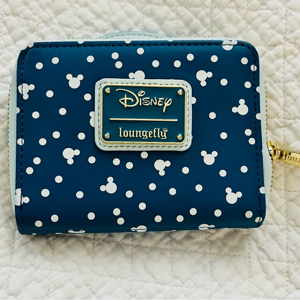 DISNEY Loungefly Mickey Snowglobe Wallet - Image 3