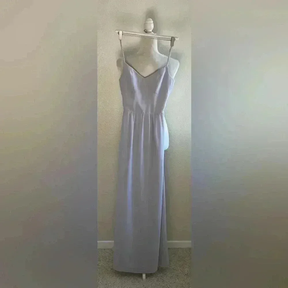 Joanna August‎ Silver Bells Stephanie Formal Dress Gray Size XS - Image 2