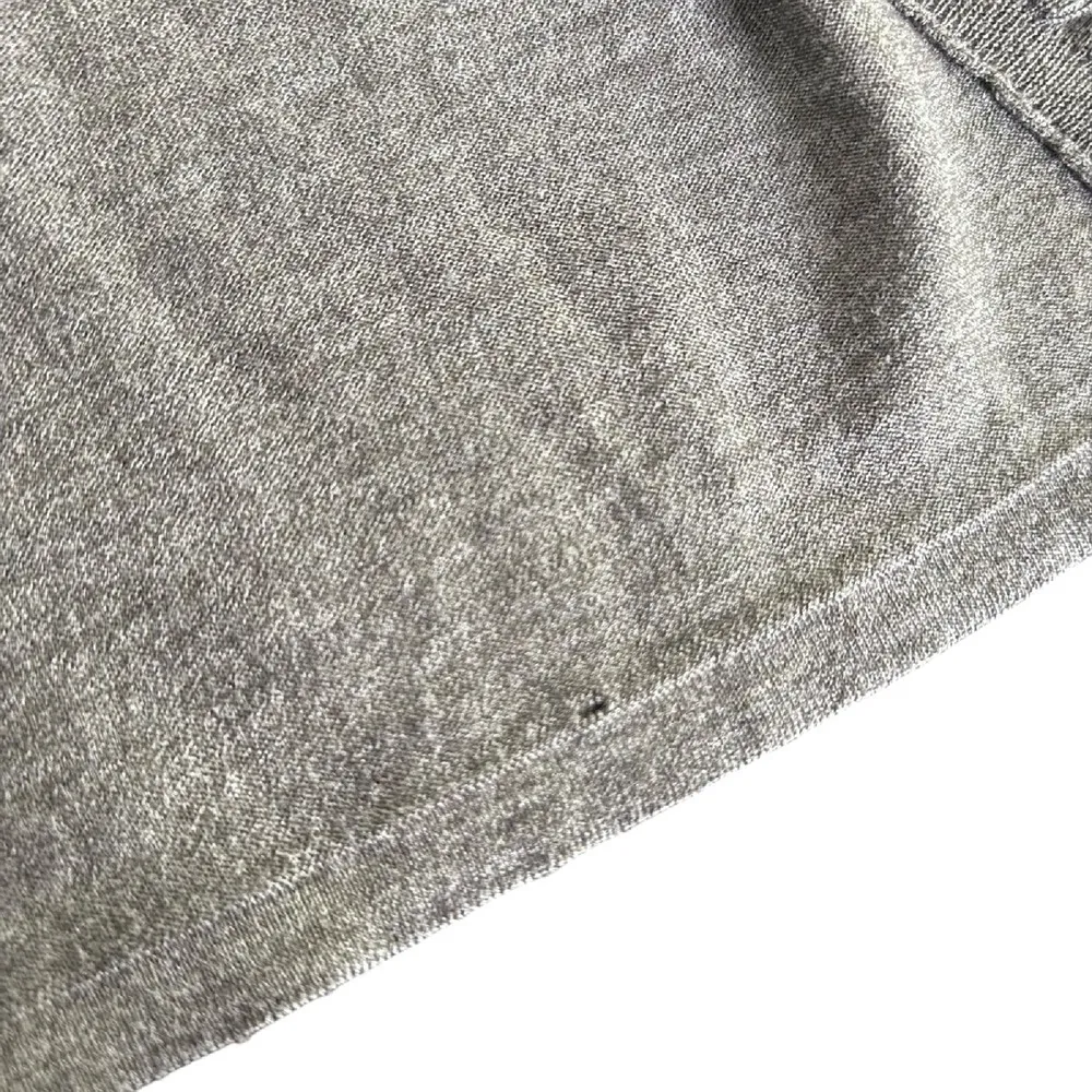 Kinross Cashmere Open Front Cardigan Sweater Ruffles Womens XS Cozy Quiet Luxury Brown - Image 5