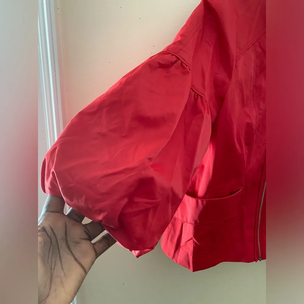 Classy bumper Jacket Flared Jacket with full front zipper - Image 3