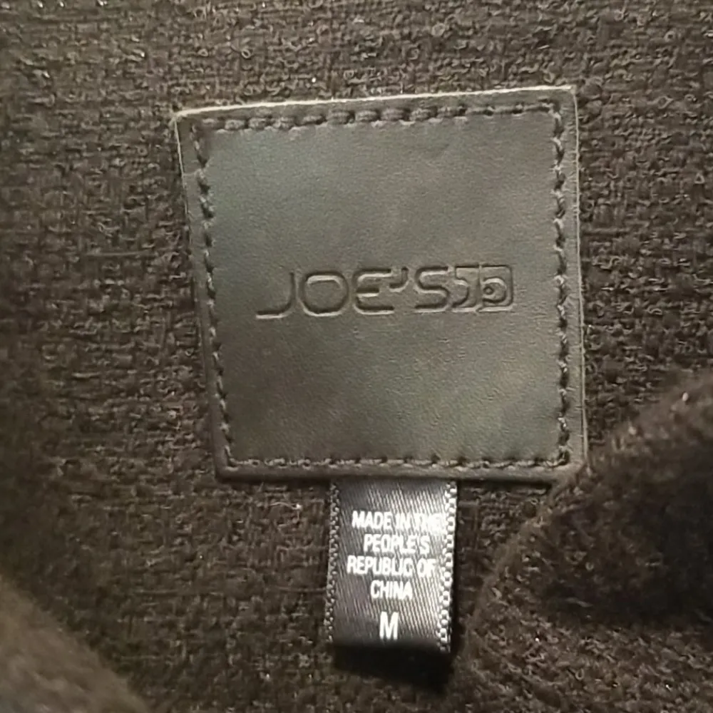 joe's jeans 💕💕 Button Down Cropped Jacket ~ Black - Image 7