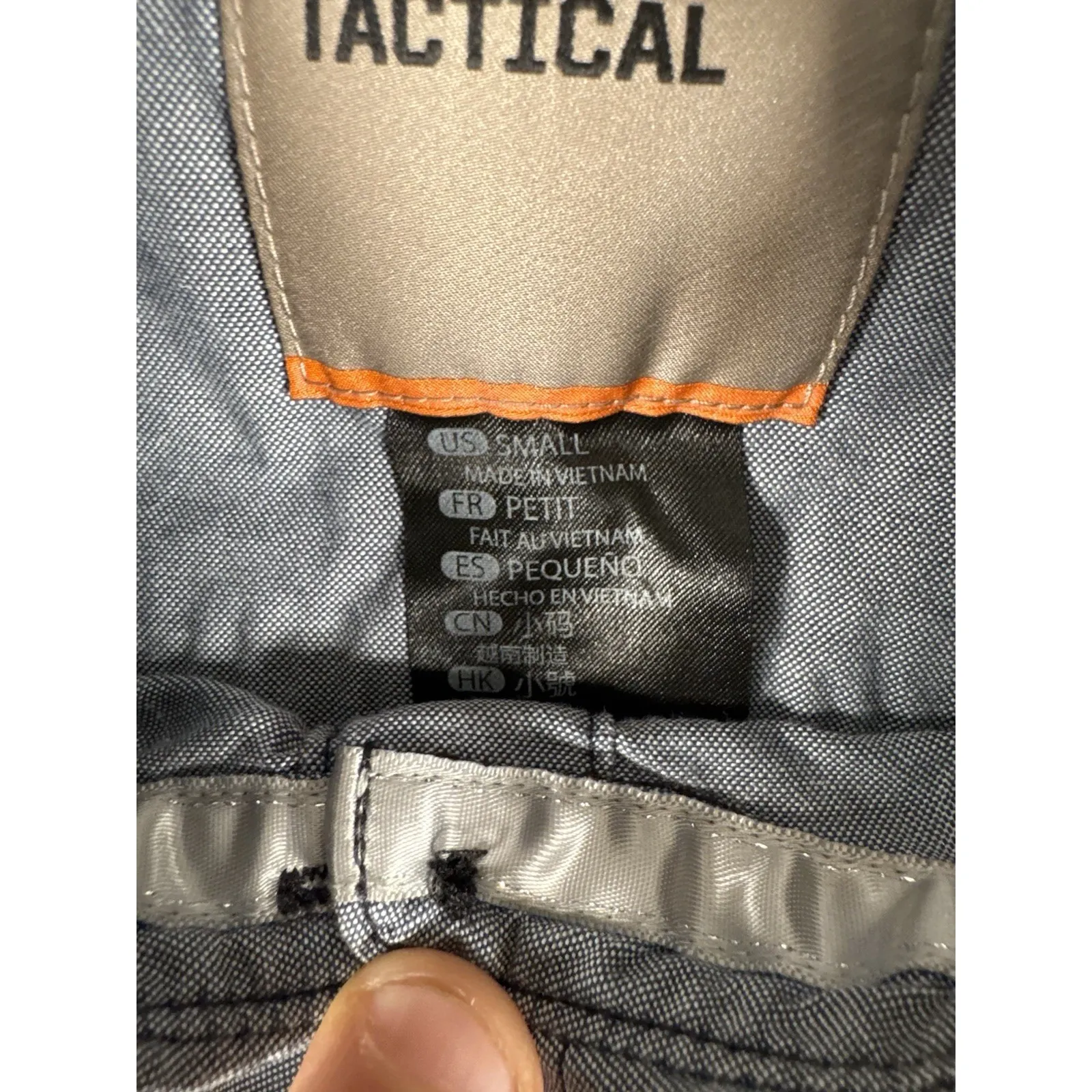 5.11 Tactical Women's Athena Long Sleeve Snap Button Chambray Top Size Small 511 - Image 7