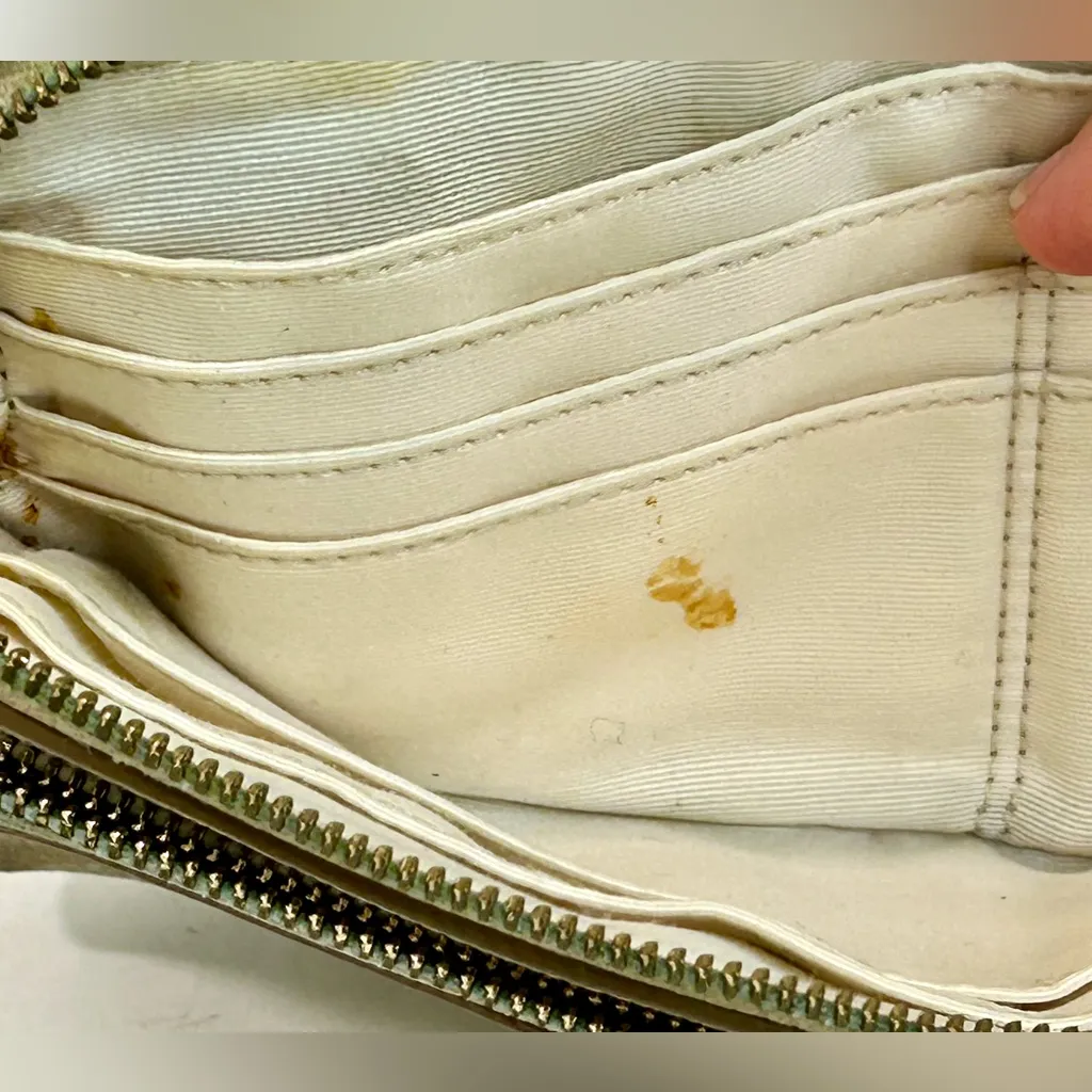 Coach Signature CC Khaki Double Zip Wristlet Wallet F52848 - Image 12