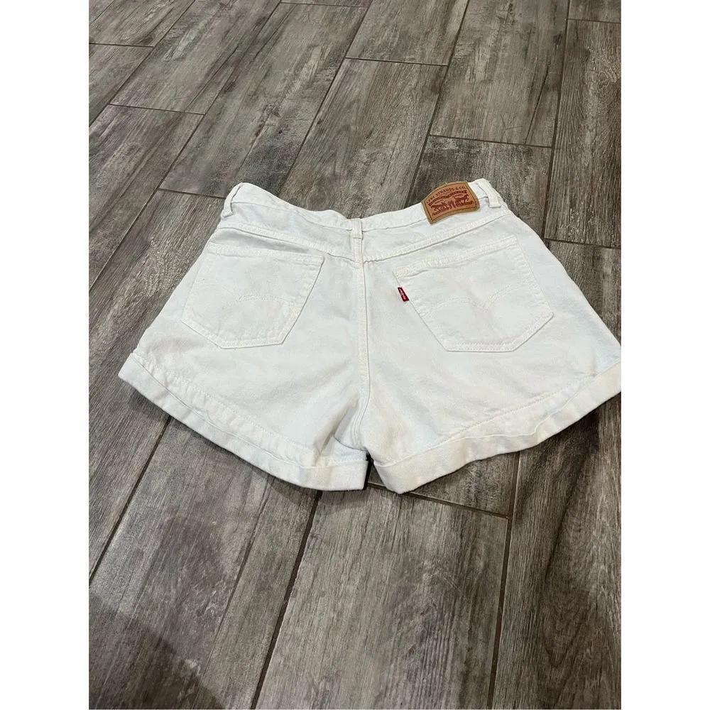Levi's White Levi’s Mom Shorts Size 30 - Image 5