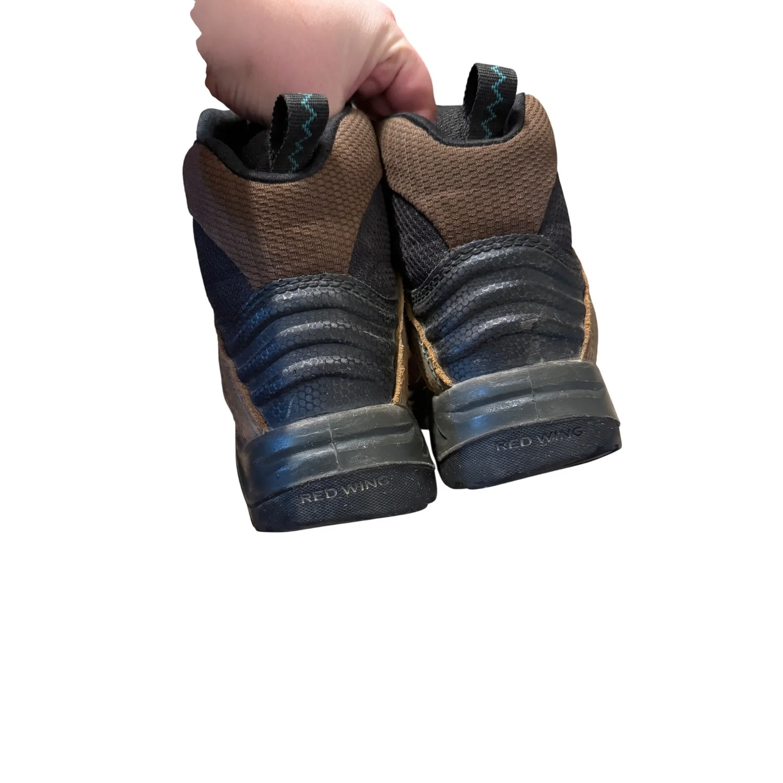 Red Wing Tradeswomen Waterproof Work Boots Women's Sz 7.5B Brown Leather Hiking - Image 6