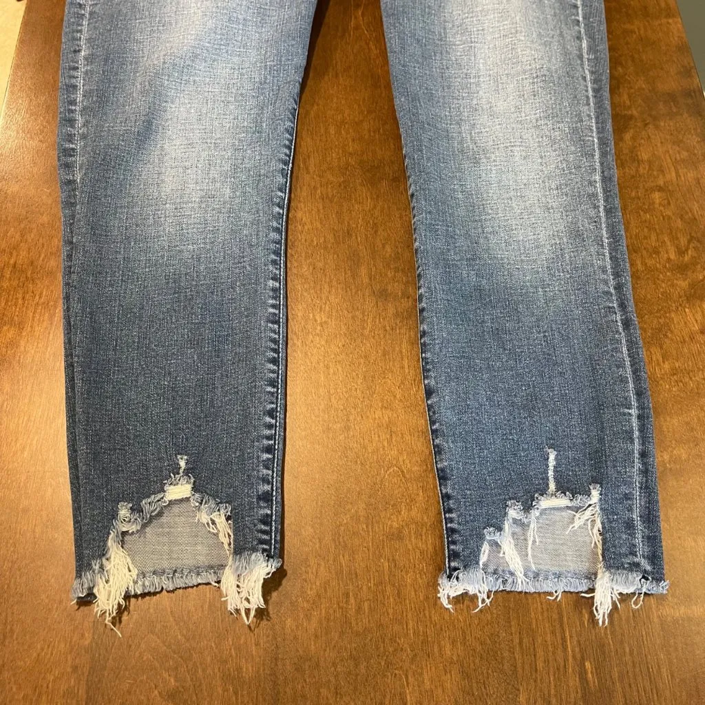 Abercrombie & Fitch Mid Rise Super Skinny Ankle Jeans Women's Size 16 SHORT - Image 8