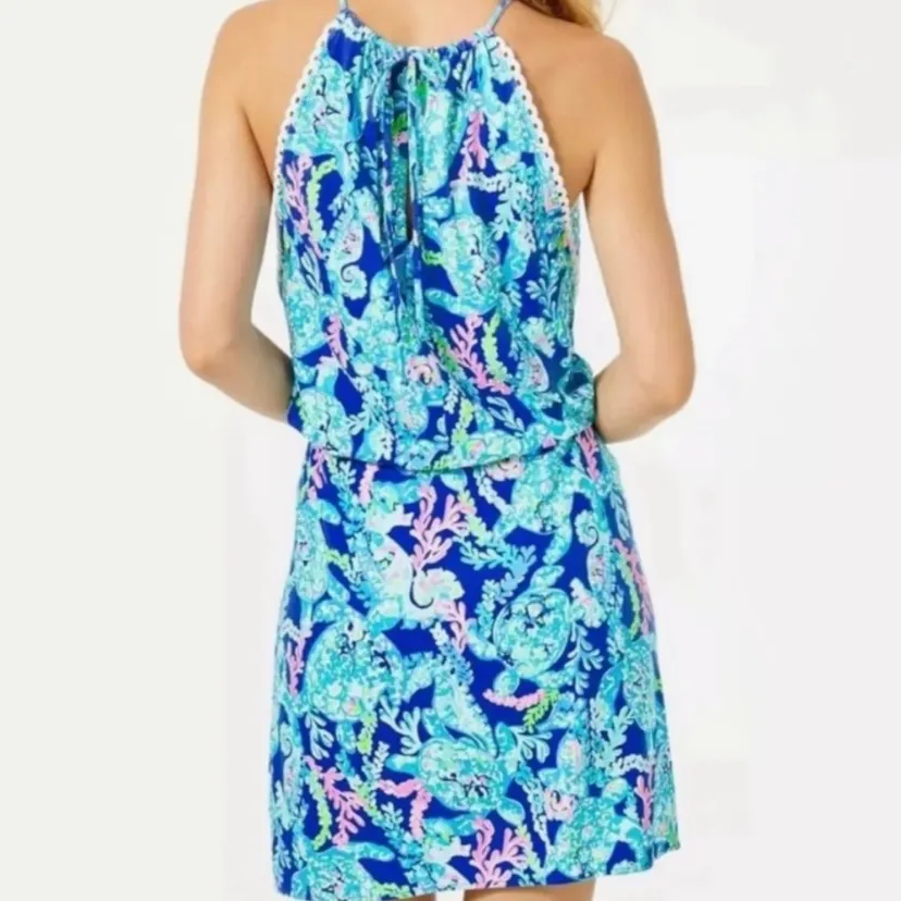 Lilly Pulitzer Gianni skort romper Turtle Villa - Image 3