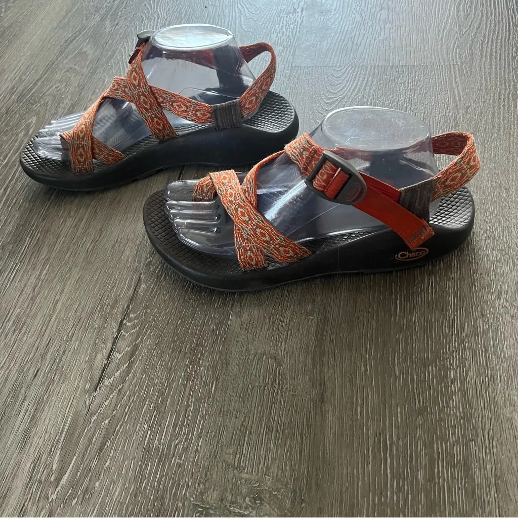 Chaco Orange Z2 Adjustable Sandals Women’s Size 9 - Image 5