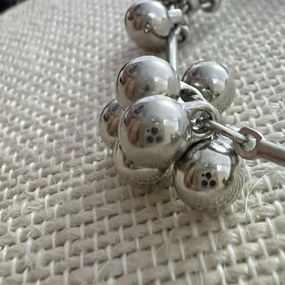 Silver Plated Ball Beads Womens Necklace jewelry Stainless Steel - Image 5