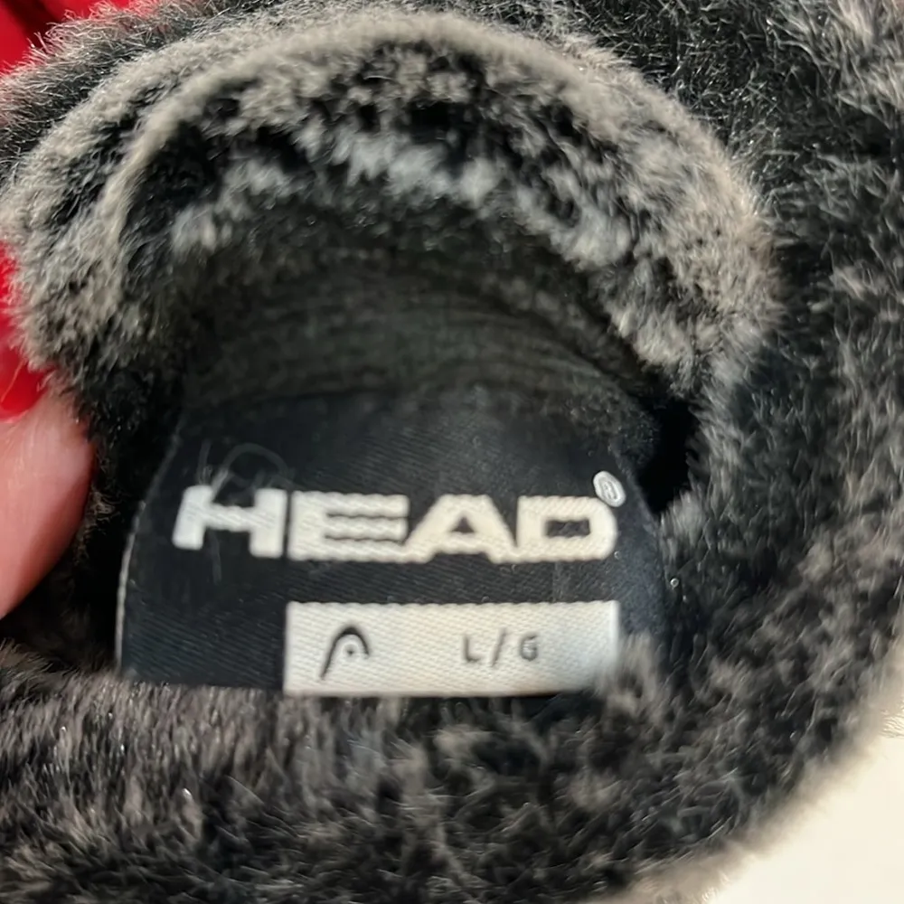 Head ladies red gloves with fur cuffs - Image 3