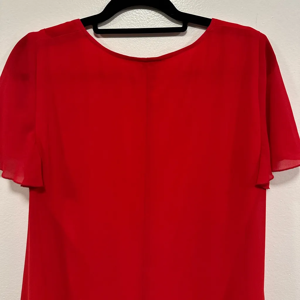 Show me your mumu dress!  Chic red V-Neck Mini Dress size small - Image 6
