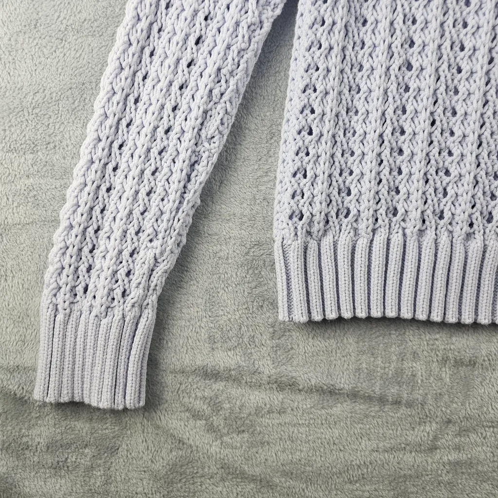 J. Crew Knitted Long Sleeve Sweater Long Sleeve Womens Size Small White - Image 7