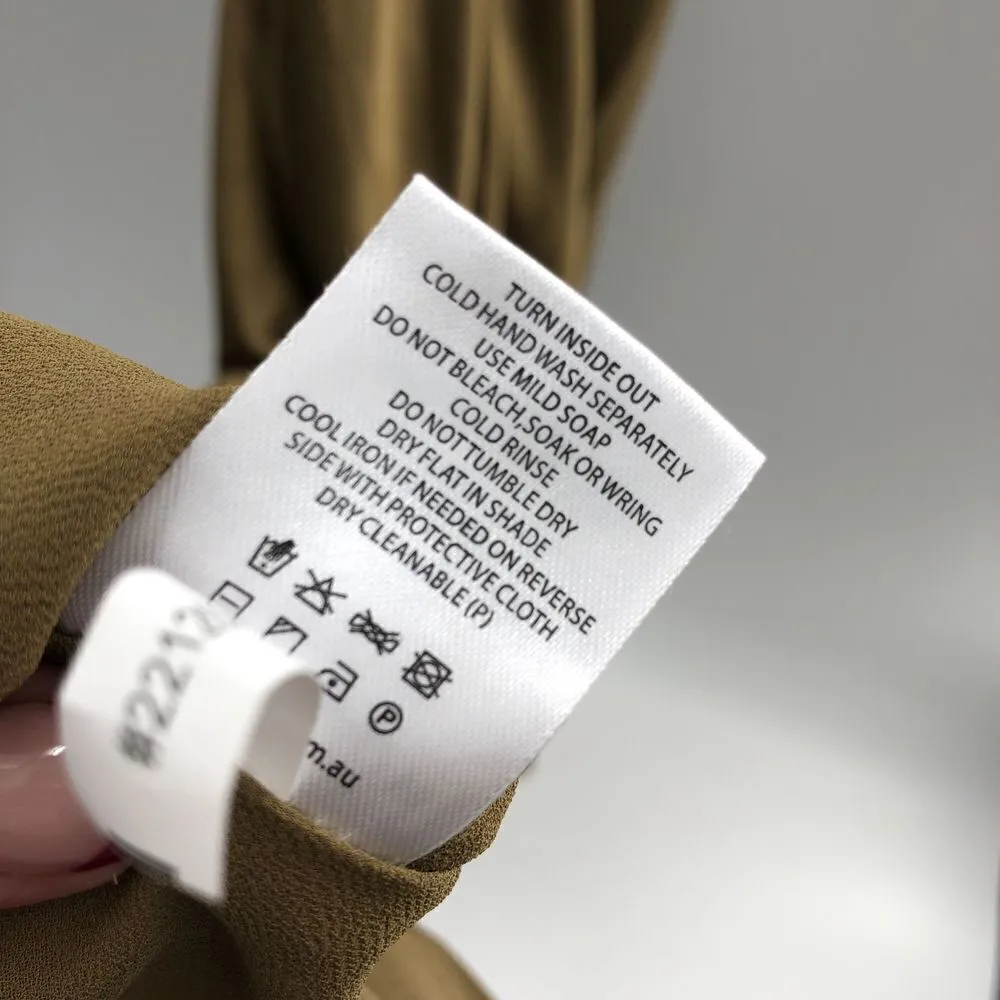 Shona Joy Thalia Bias Cut Out‎ Midi Dress in Cumin - Image 11