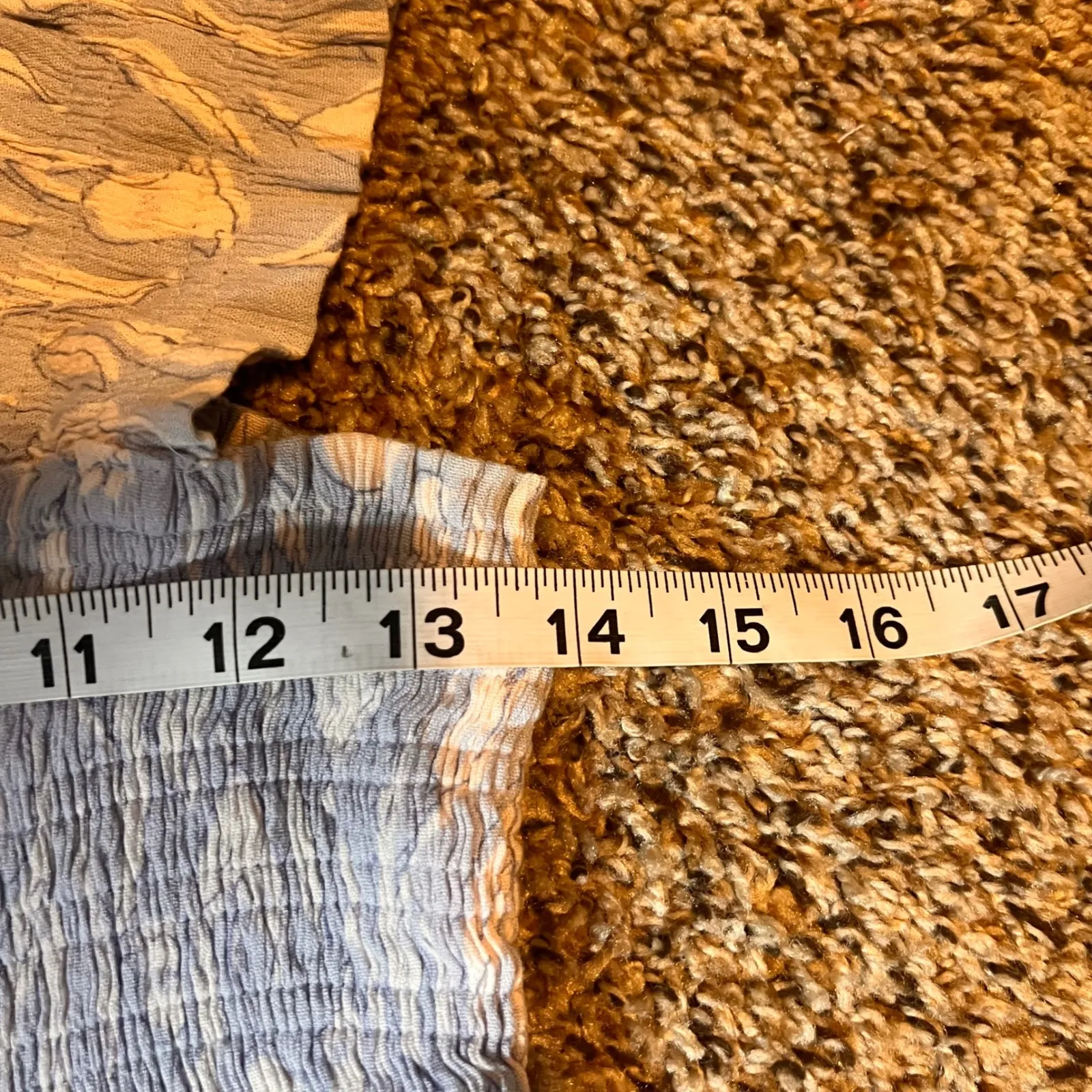 Lauren Conrad Smocked Tank‎ Top Ruffle Hem Floral Print Sleeveless Medium - Image 3