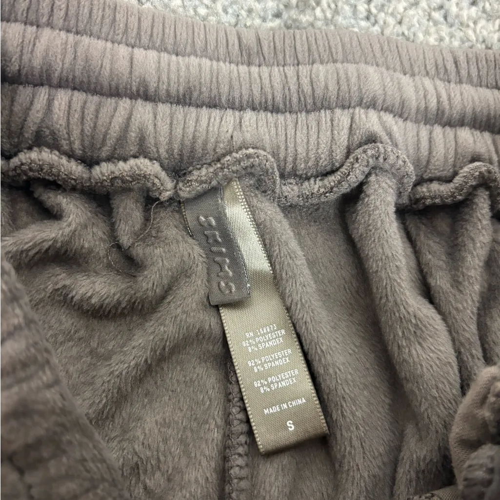 SKIMS Velour Jogger Women’s Sz s Sienna Brown Zip Pockets Drawstring Relaxed‎ - Image 6