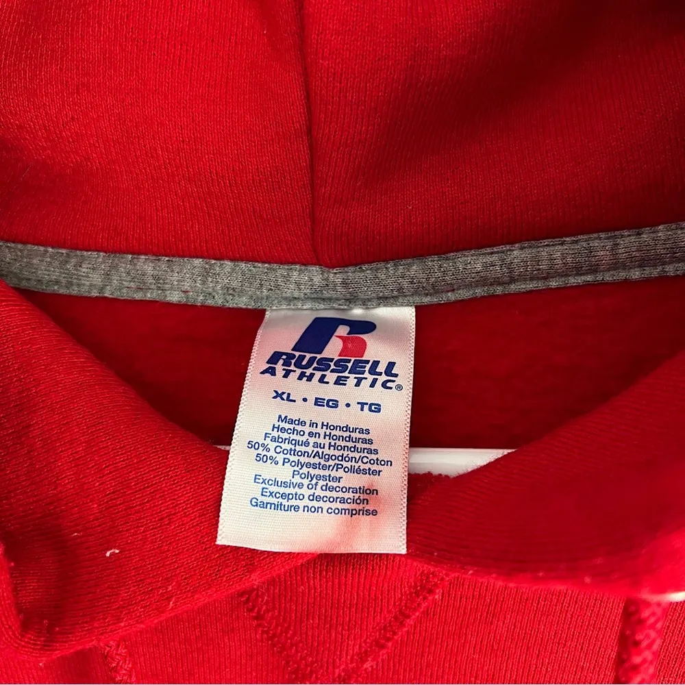 Heavy Russell Athletic Hooded Sweatshirt - Image 4