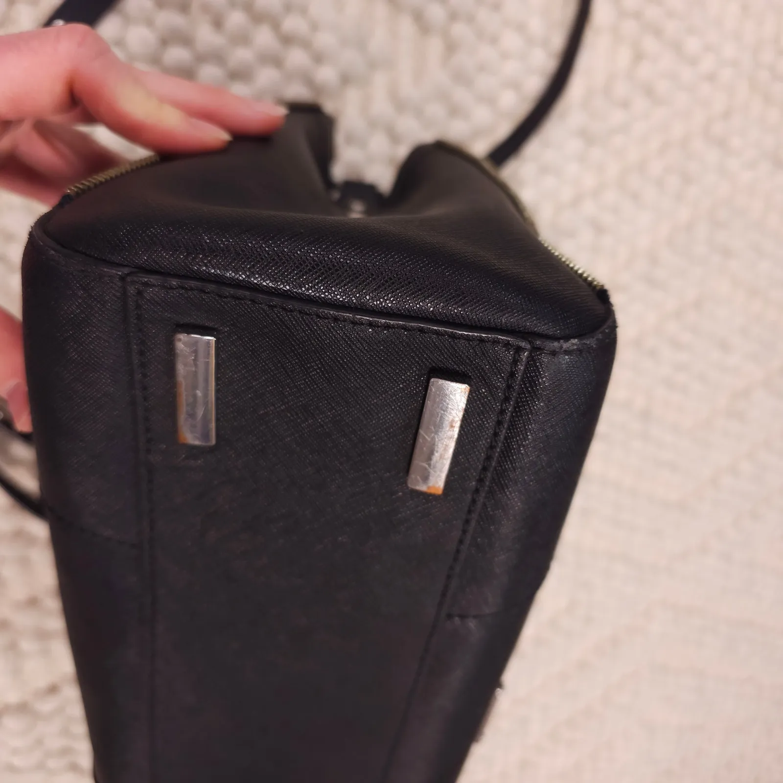 Rebecca Minkoff  Amorous Satchel Bag Black - Image 10