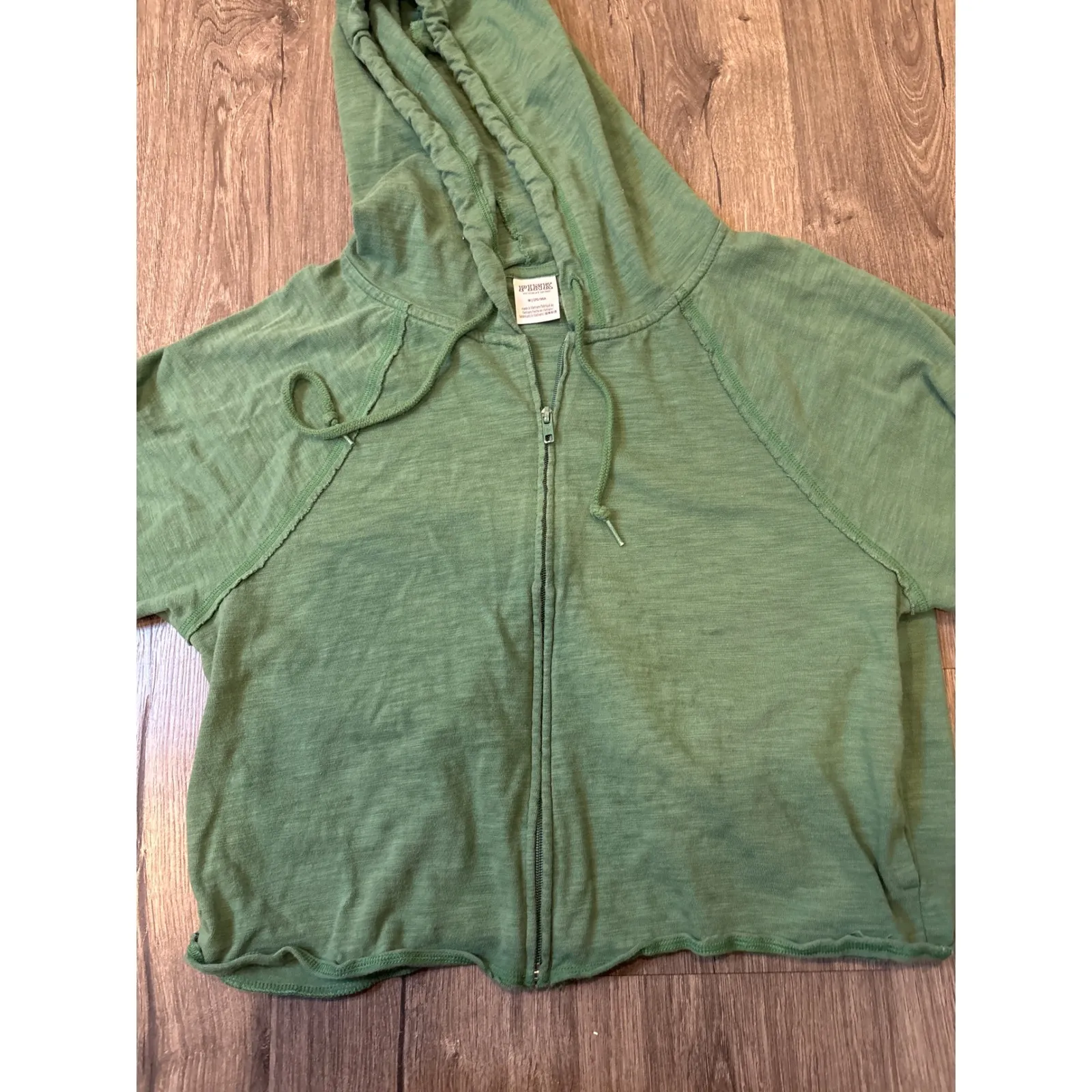 Vintage y2k PINK Victoria's Secret Full Zip Hoodie Sweatshirt Womens Medium - Image 5