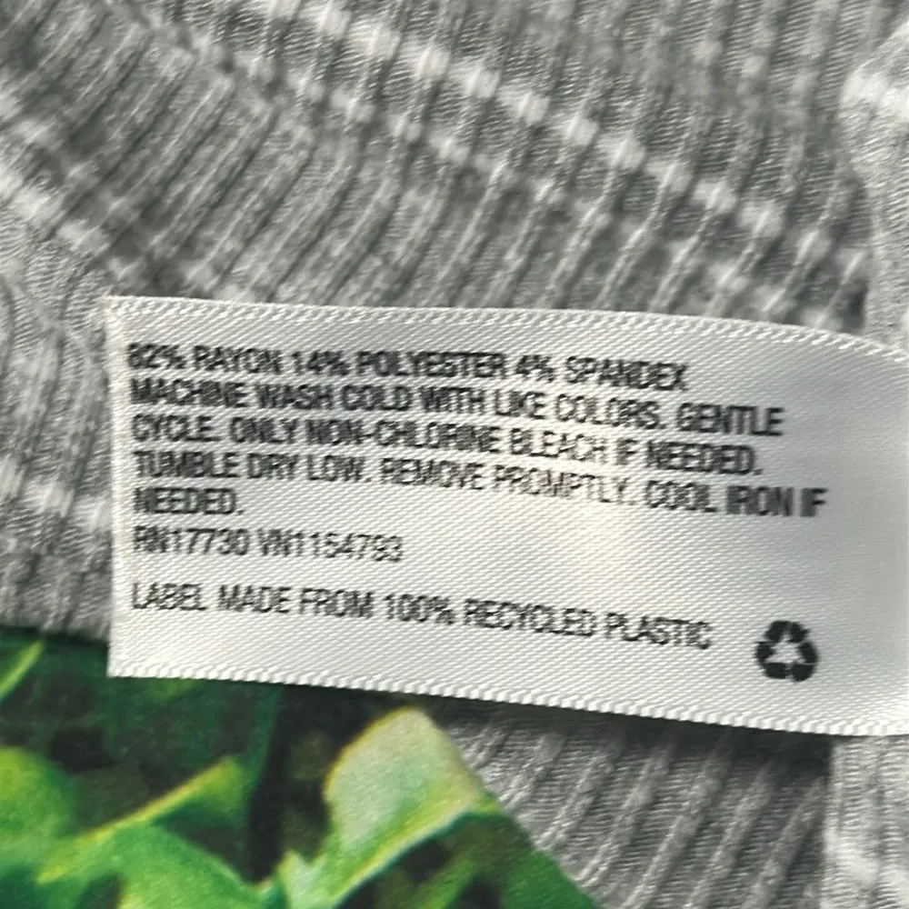 . Gray White Skater Stretchy Striped Dress XXL - Image 6