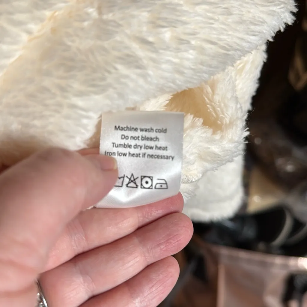 NWT Doublju Women's Soft Teddy Fleece Quarter Zip Pullover with Pocket Size 1X Pink - Image 10