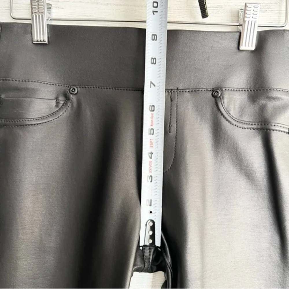 Liverpool Jeans Company Faux Leather Sienna Pull On Leggings Size 2 - Image 8