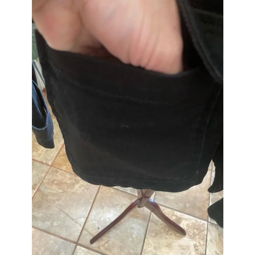 Woman’s Polo Ralph Lauren Black Denim Jacket Size L - Image 4