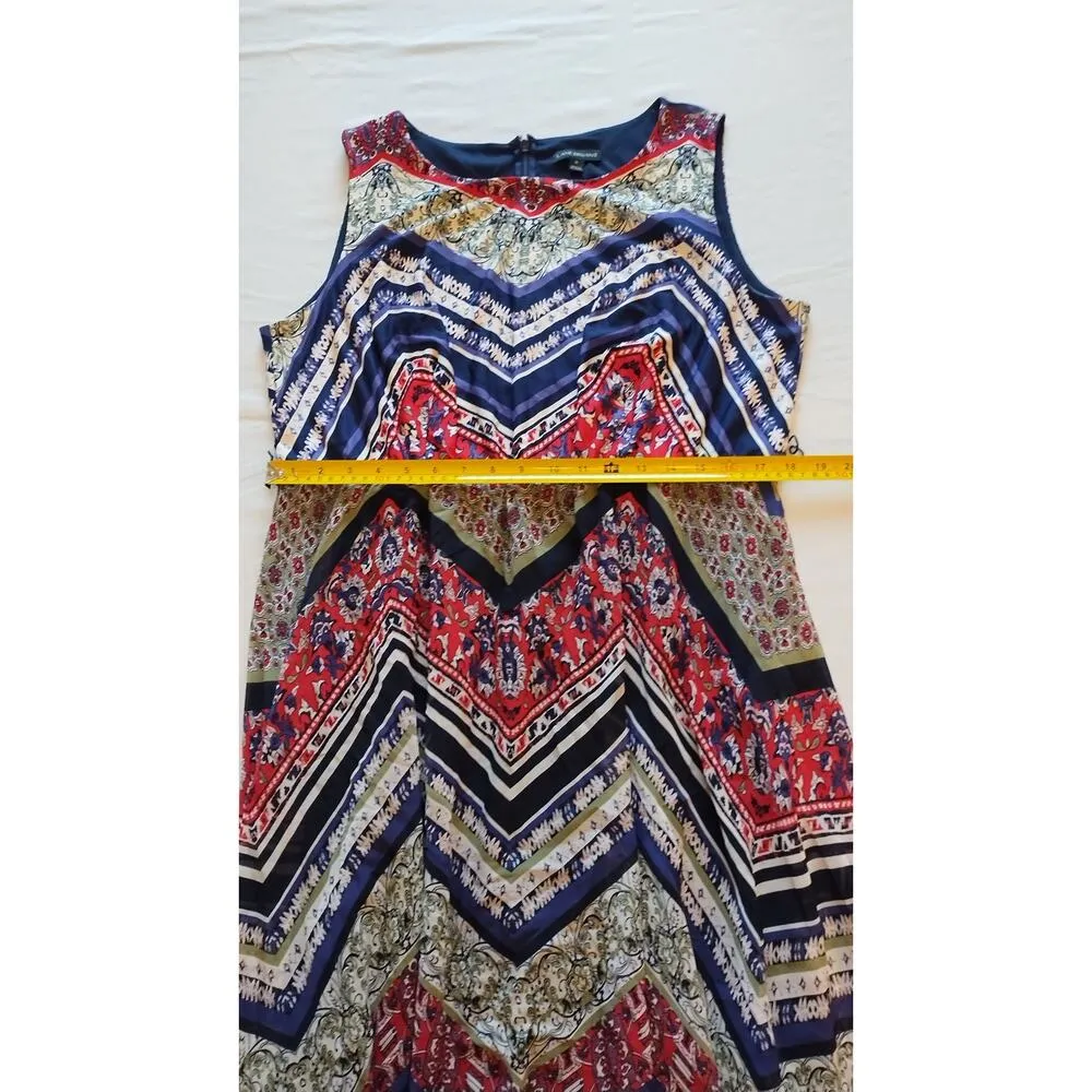 Lane Bryant Striped Geometric Casual Long Dress Multicolor Size 16 - Image 7