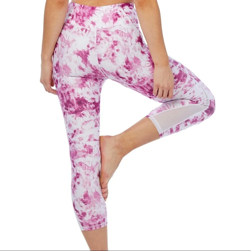 Juicy Couture Sport Sweet Sugar Beet Crop Leggings - Image 2