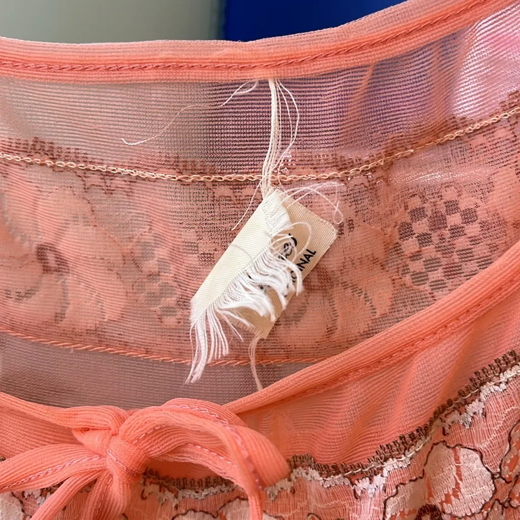 A Claire James Original vintage nightgown Orange Size undefined - Image 5