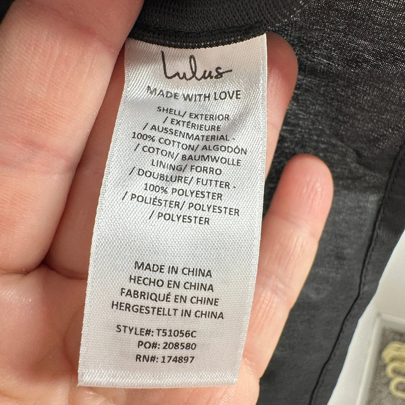 Lulus Black Square Neck Puff Sleeve Cropped Peplum Top Size S NWT - Image 10