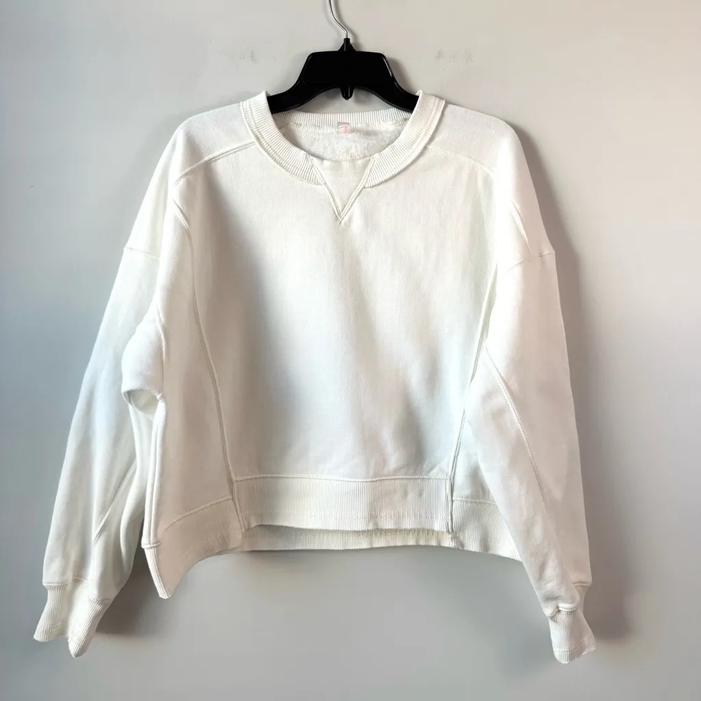 Free People Movement Intercept Pullover Sweatshirt Ivory S - Image 4