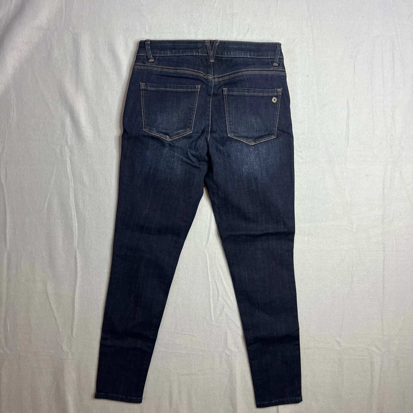 Democracy Ab Solution High Rise Skinny Jeans Size 6 Dark Wash NWT - Image 4