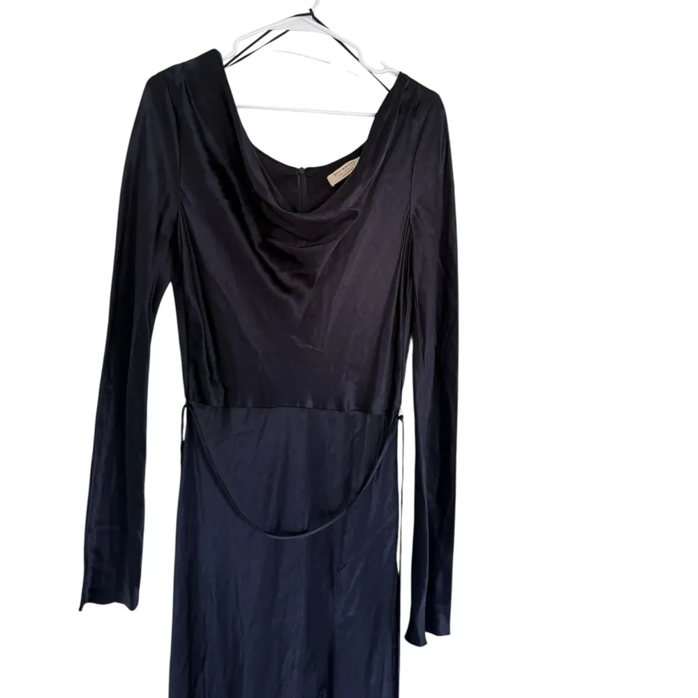 Bec + Bridge Navy Blue Moon Dance Long Sleeve Cowl Maxi Dress - Image 6