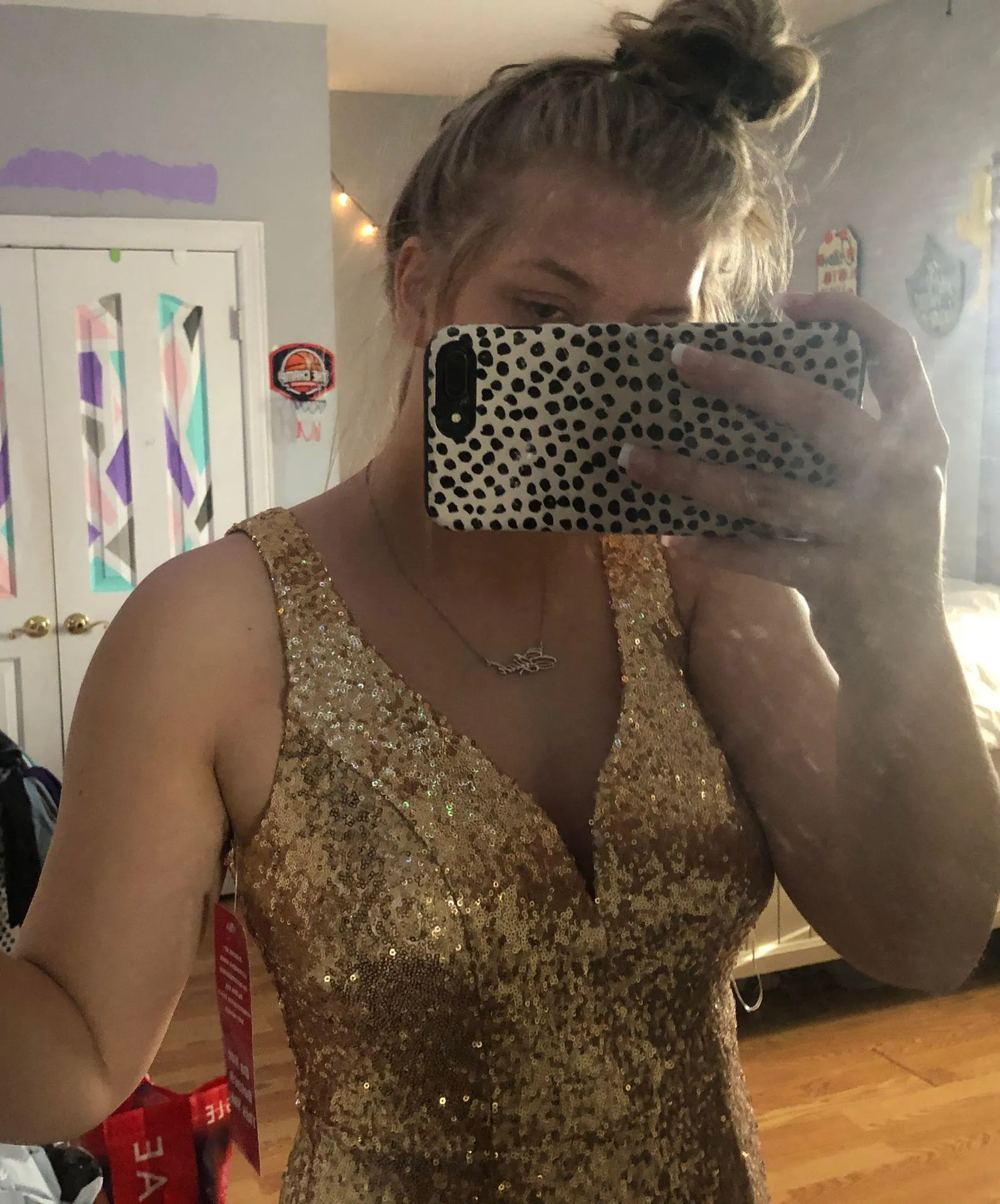 Crystal Doll Prom Sequin Dress - Image 3