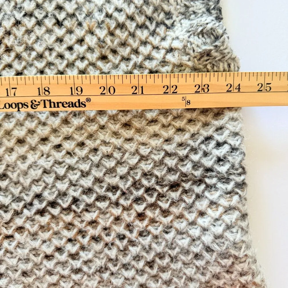 J Jill Oversized Sleeveless Boxy Knit Relaxed Lagenlook Comfy Sweater Vest XS/S Brown Size undefined - Image 5