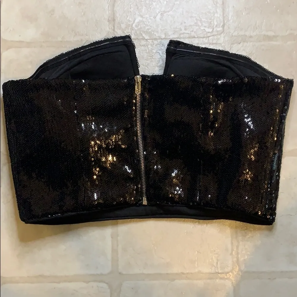 NWOT F21 Sequins TubeTop SZ S - Image 4