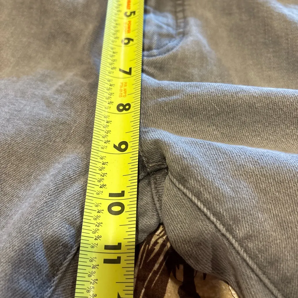 LRL Lauren Ralph Lauren Women's Classic Straight Leg Gray Jeans size 8 - Image 8