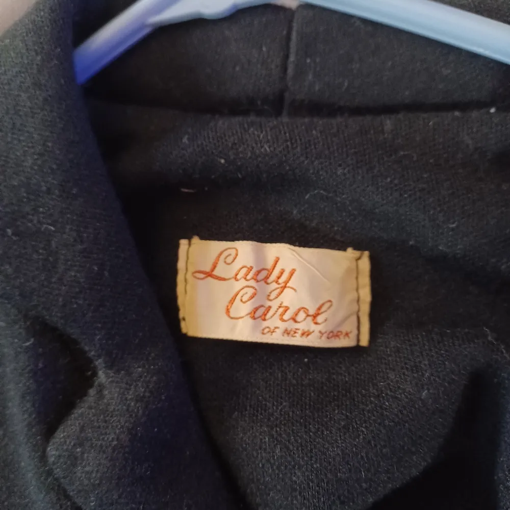 Vintage Women's Lady Carol of New York Black Dress USA S/M button front. Size 4 - Image 2