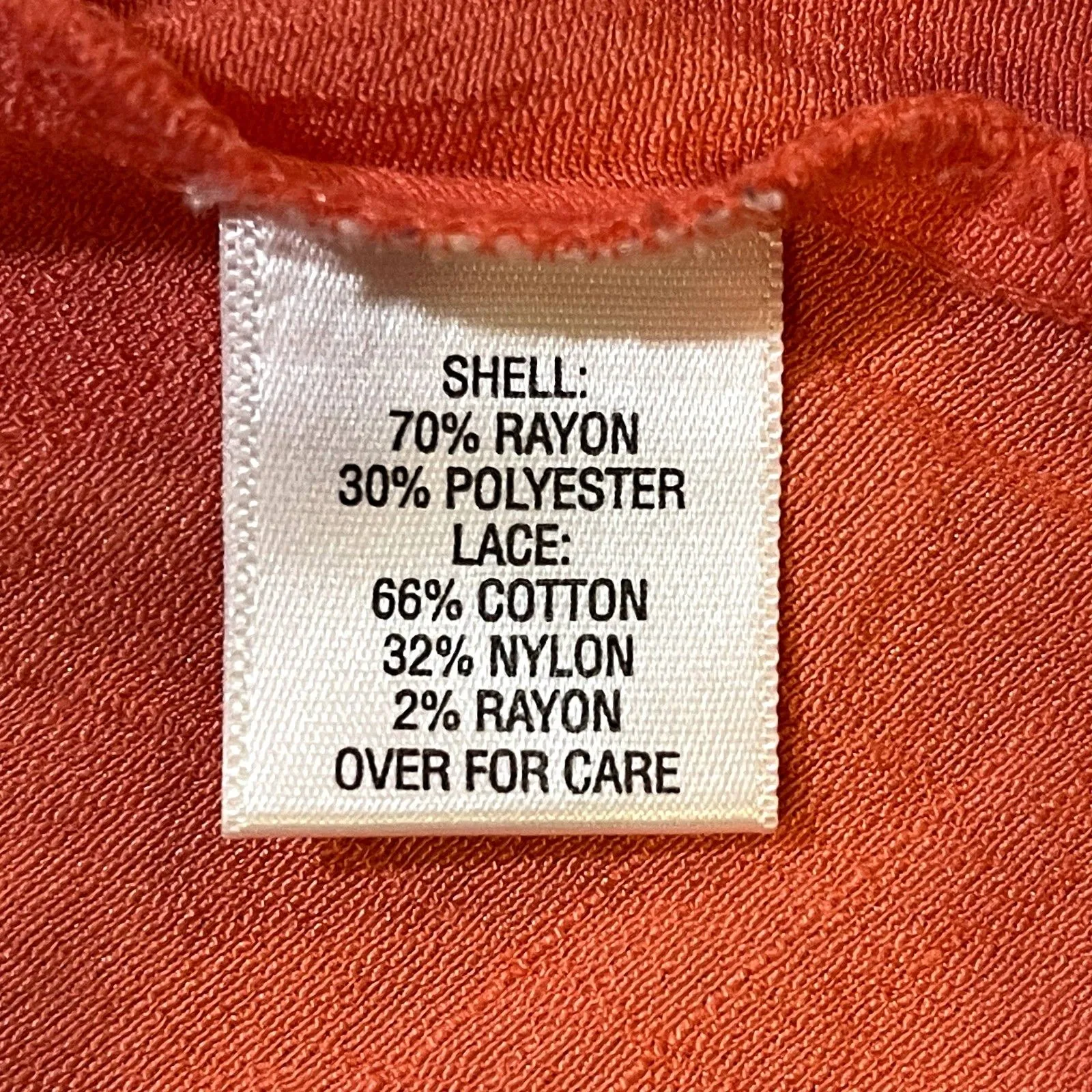 Studio Works | Coral Button Front Top with Lace | Large - Image 8