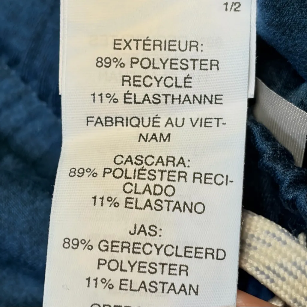 Vuori Performance Jogger Pants Soft Womens Small Indigo Heather Teal Athleisure - Image 8