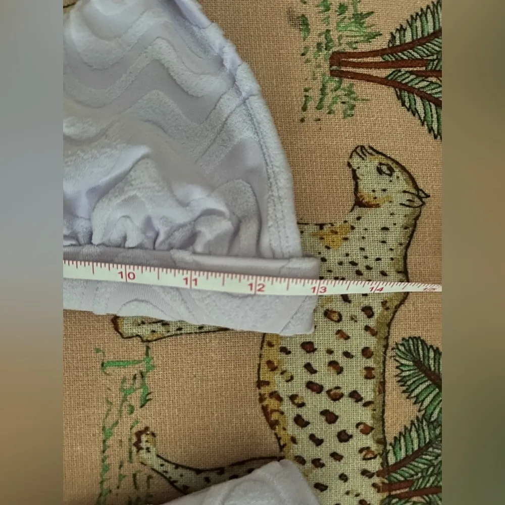 Lavender Wild Fable Retro Terry Cloth Adjustable Bikini Purple Women’s Swimsuit - Image 4